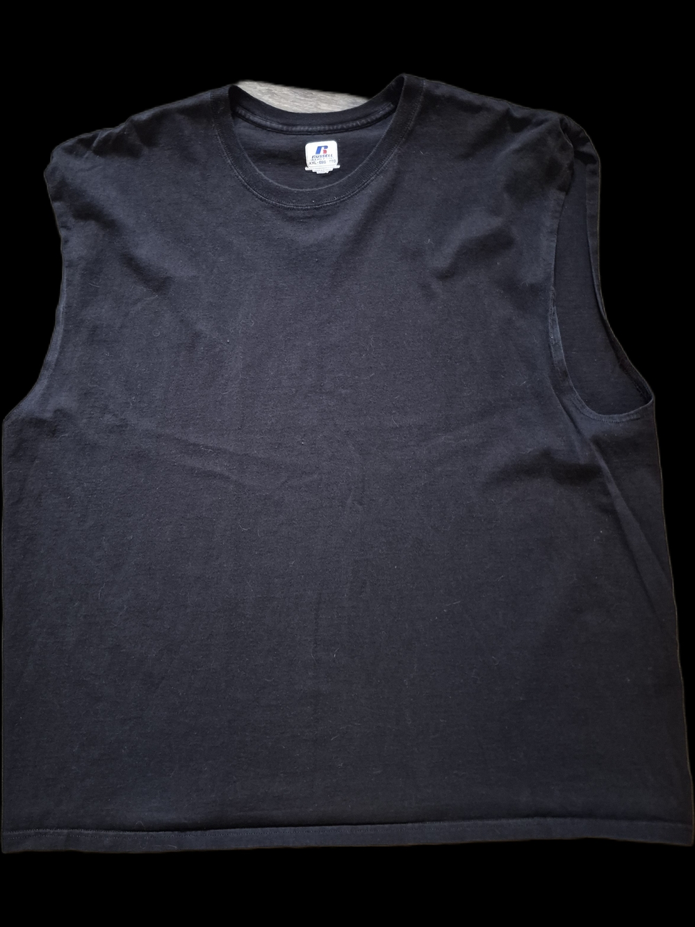 Russell Athletic Men's Black Sleeveless Crewneck Tank